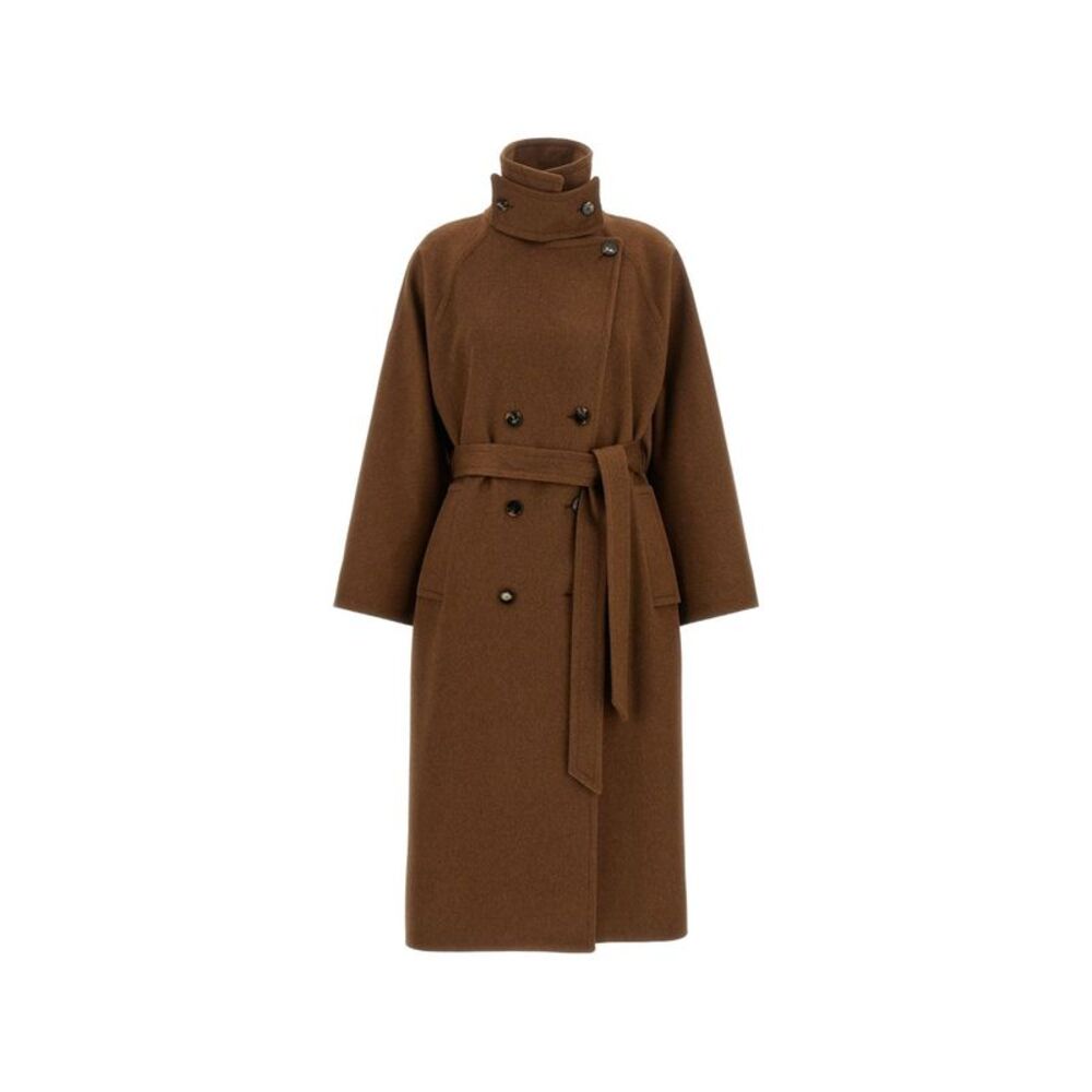 Alberto Biani Women Wool Long Coat